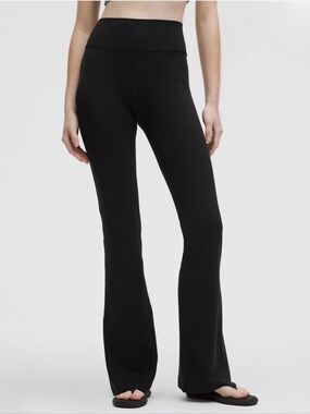 Lululemon Groove Nulu High-Rise Flared Yoga Pant Black Size 10